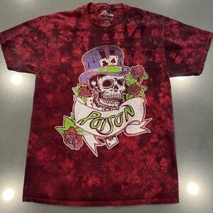 Poison Maroon Graphic Tee